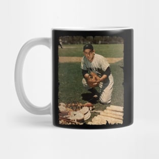 Yogi Berra in New York Yankees Mug